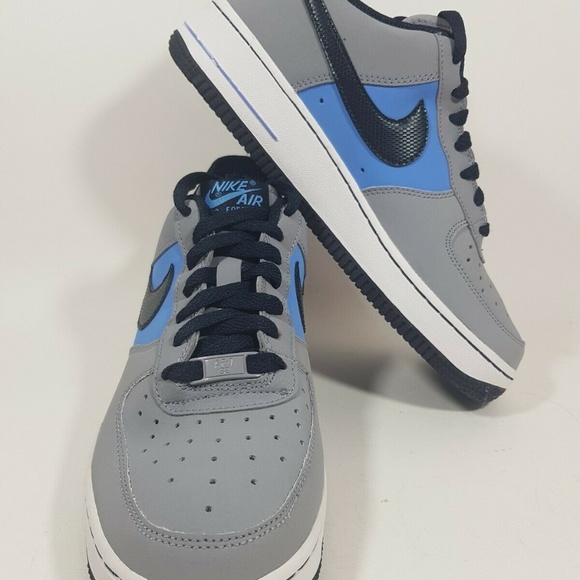 NIKE AIR FORCE 1 GS LOW BASKETBALL BOYS SHOES - Picture 5 of 8